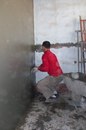 舊房屋翻修-抹牆壁水泥幼胚
