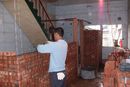 舊房屋翻修-紅磚頭重新隔間砌磚
